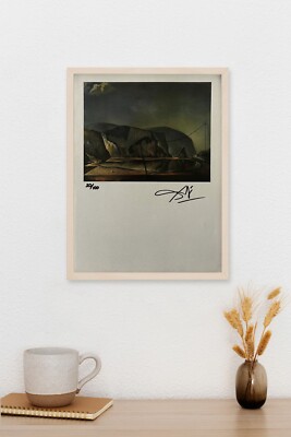 SALVADOR DALI ORIGINAL  SIGNED PRINT, COA AND APPRAISAL FOR $3,500 USD.-/