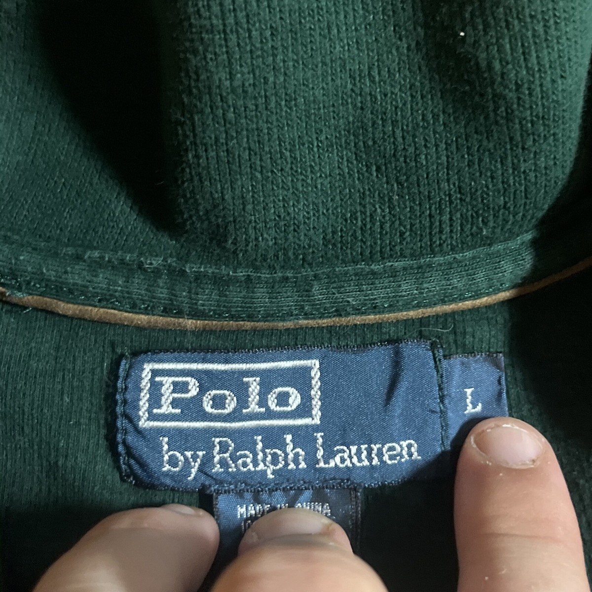 Vintage Polo By Ralph Lauren Green With Red Horse Logo Vintage Polo By Ralph Lauren Green With Red Horse Logo
