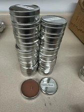 Scented Candles Wax in Tins Set of 20 mini Vanilla Bean 2oz new