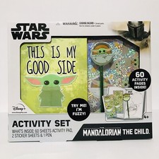 DISNEY STAR WARS THE MANDALORIAN CHILD ACTIVITY SET 60 ACTIVITY PAGES INSIDE NEW