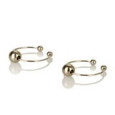 Non-Piercing Silver Nipple Rings Body Jewelry