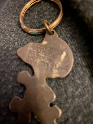 当時物　レトロ　PEANUTS SNOOPY ガムディスペンサー キーホルダ スヌーピー スティックキーチェーンウォッチ PNT019 時計