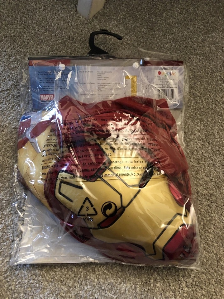 Marvel Iron Man 3 Avengers Mark 42 Niños Talla 7-8 Niño Disfraz Halloween Nuevo Foto 3 de 4