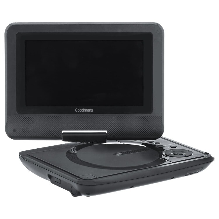 Goodmans 7" Portable DVD Player Black 1000038164803 eBay
