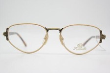 Lunettes Vintage Faconnable MERIDIENNE Or Multicolore Monture Ovale