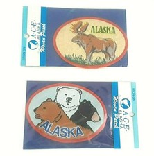 A.C.E. Alaska Animals Woven Patches 2 Each