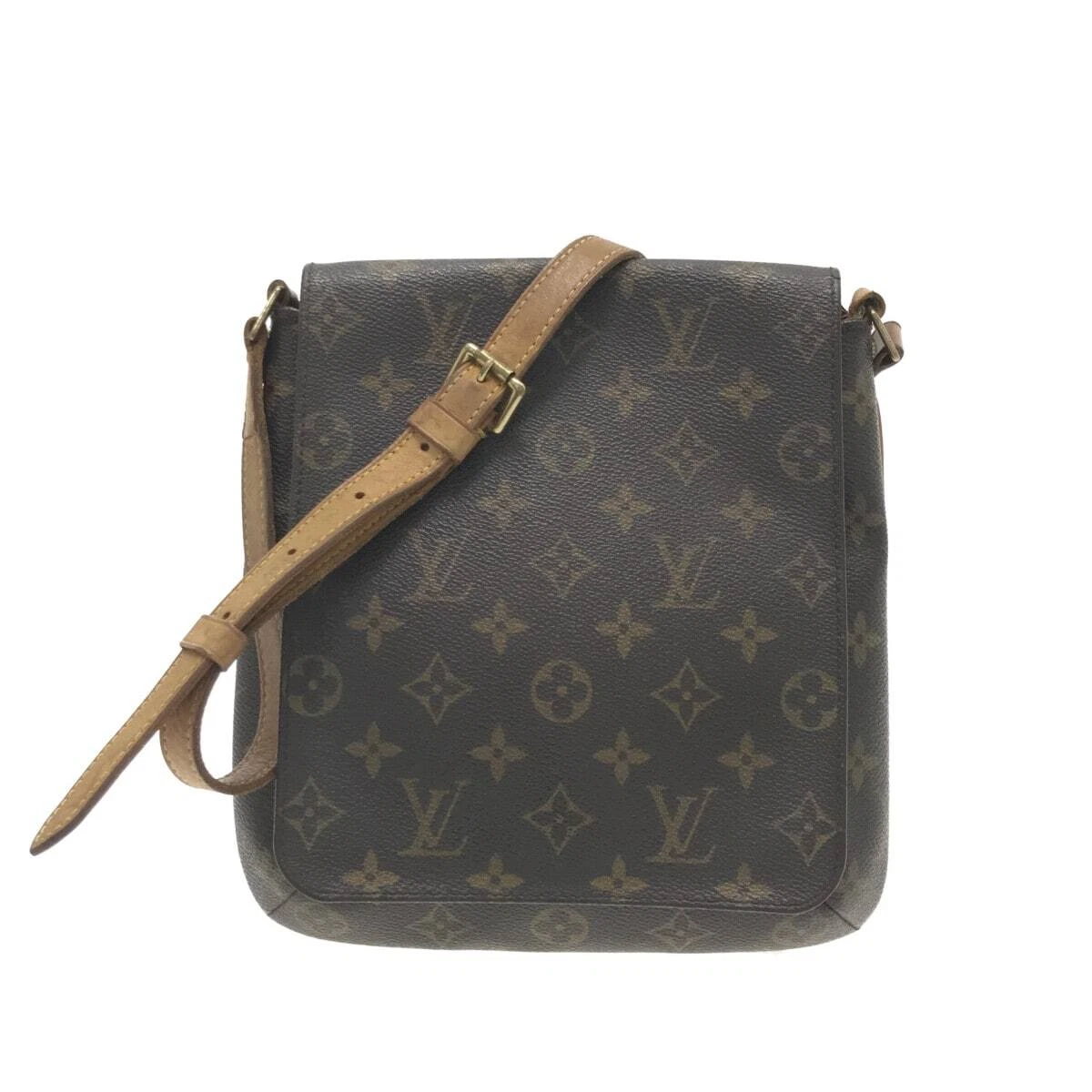 Brown Louis Vuitton Monogram Musette Salsa Long Strap Crossbody