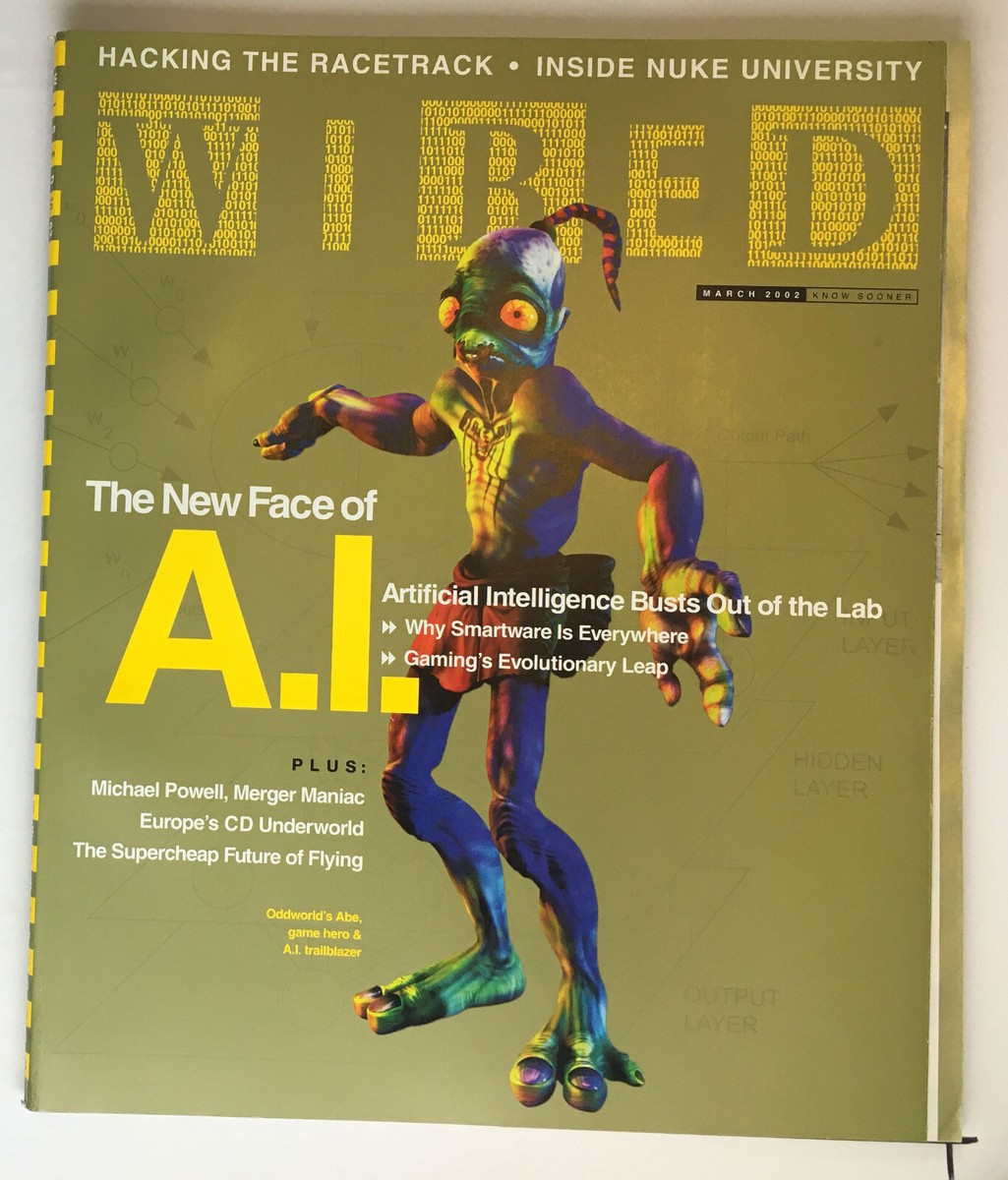 Wired Magazine Issue 10.03 March 2002 The New Face of A.I. | eBay
