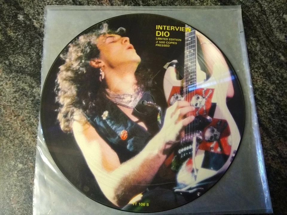 Ronnie James DIO INTERVIEW PICTURE DISC  LP  - Limited - Serial Number 2488 - Image 2 of 2