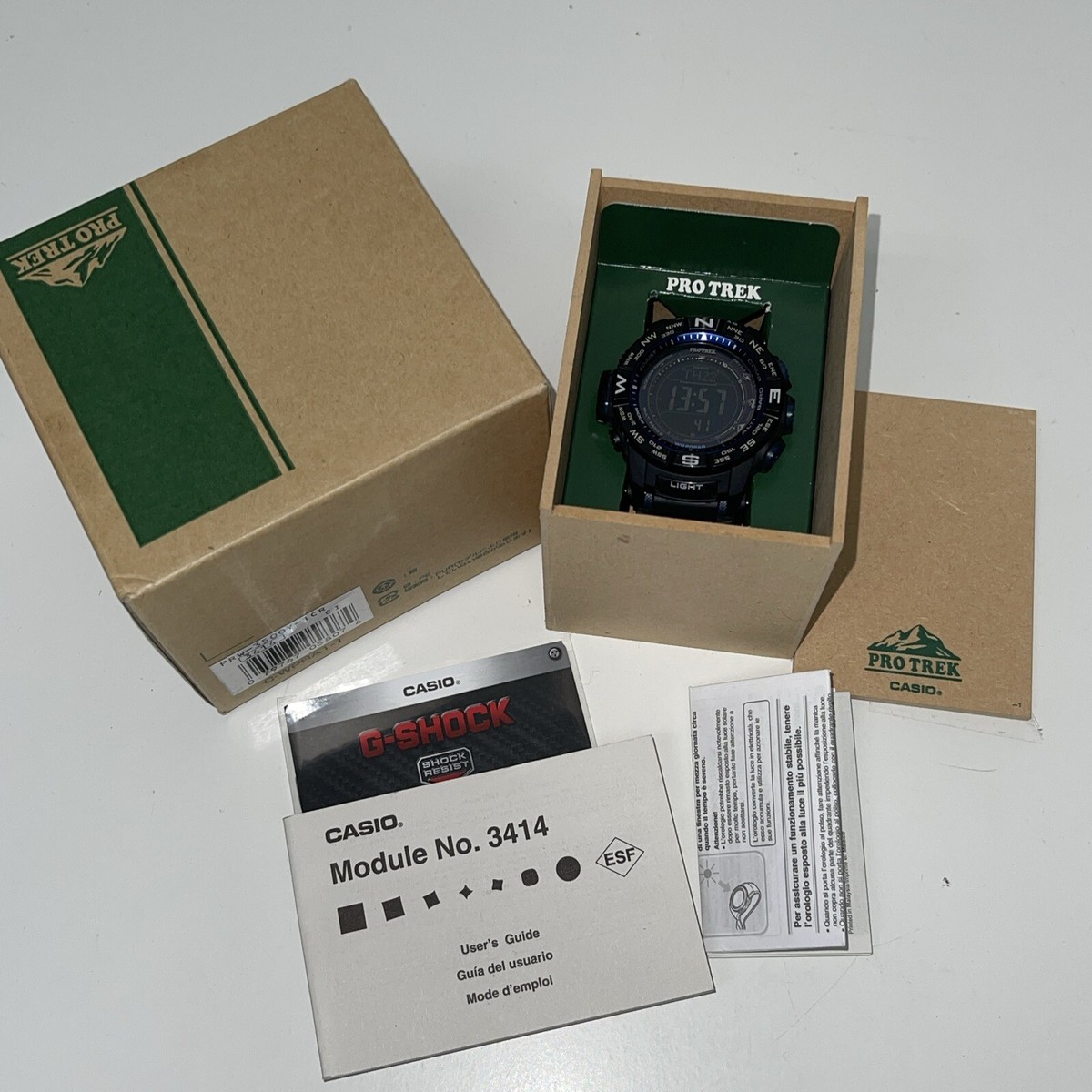 Casio Men's PRO TREK PRW-3500Y-1CR (3414) Digital Tough Solar