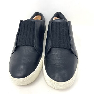 Vince Caden Platform Slip-on Sneaker Black White Women’s Size M No  Laces