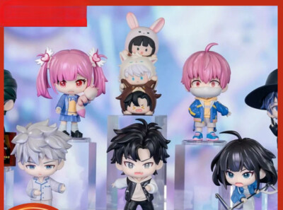 Link Click Lucas Charles Anime capsule toys Soft Glue Doll Garage Kits Cospaly