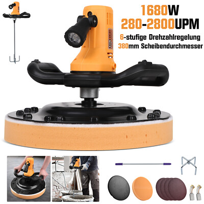 Putzbearbeitungsmaschine 1680W Putzglättmaschine Putzbearbeitung Set Putzglätter