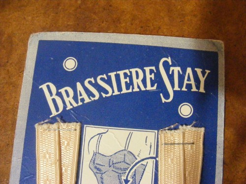 40s BRA SLIP GIRDLE ATTACHMENTS on ORIGINAL CARDS LINGERIE ACCESSORY VINTAGE - Imagen 10 de 10
