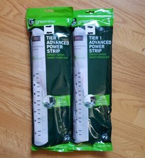 2 Greenlite Tier 1 Advanced 7 Outlet Surge Protecting Power Strips