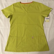 Code Happy Scrub Top Nursing Scrubs Medical Shirt Women  s Size Small