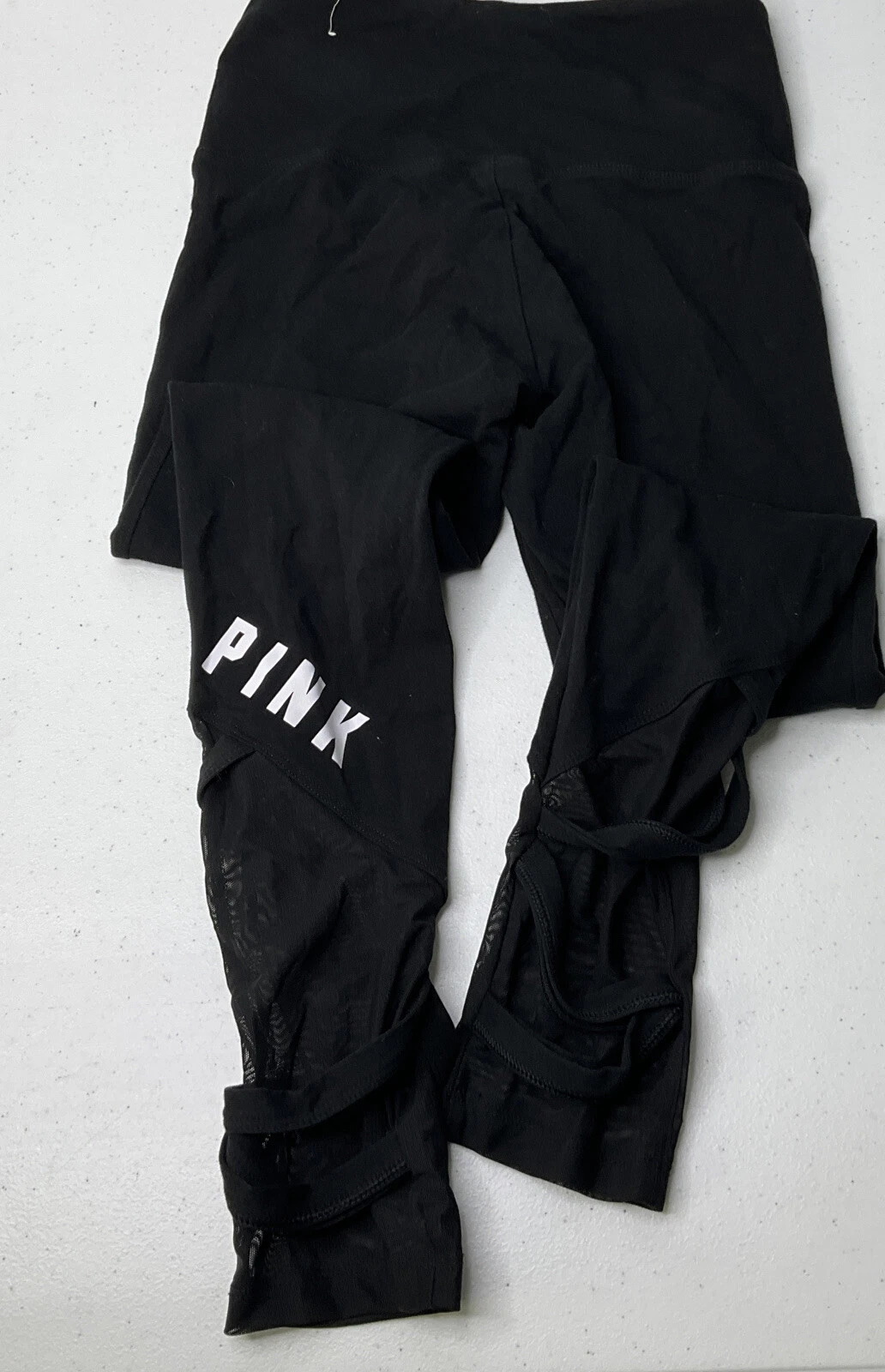 victoria-secret-vs yoga athletic fitness workout mesh leggings