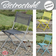 Bistrostuhl Gartenstuhl Gartenmöbel Terassenstuhl klappbar Farbe wählbar