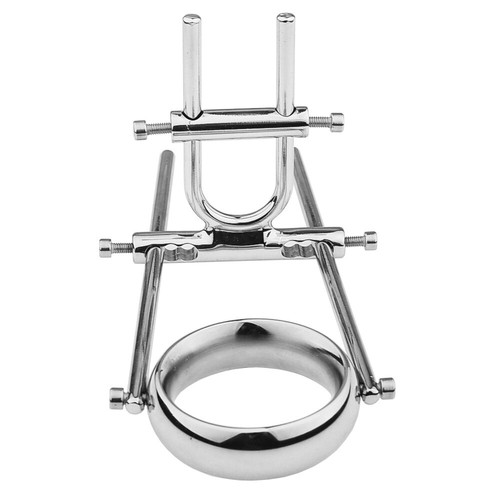 Metal Testicle Ball Stretcher Scrotum Cock Penis Stretching Adjustable Device SM - Picture 16 of 20