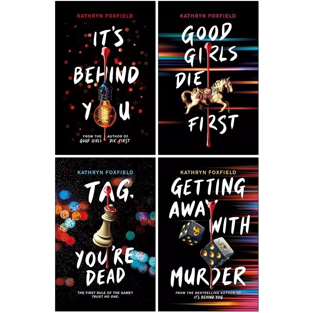 Scholastic Girls Dark Kathryn Foxfield 4 Books Collection Set - It's Behind You, Good Die First, Tag You're Dead & Getting Away With Murder - Ya Paperback - Image 3