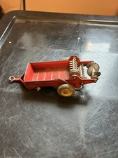 dinky toys - masey harris manure spread toy 