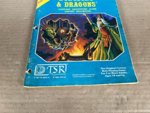 DUNGEONS & DRAGONS EXPERT RULEBOOK TSR 1981 1st Printing-A1 - Picture 6 of 17