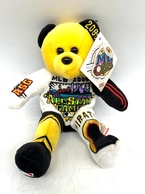 2006 MLB All Star Game Pittsburg Pirates Stadium Plush ML Bear Beanie 8'' NWT