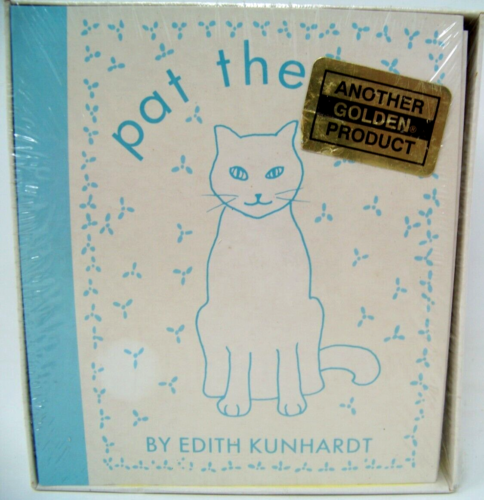 Pat the Cat di Edith Kunhardt Touch-and-Feel 1993 libri dorati da collezione - Foto 1 di 4