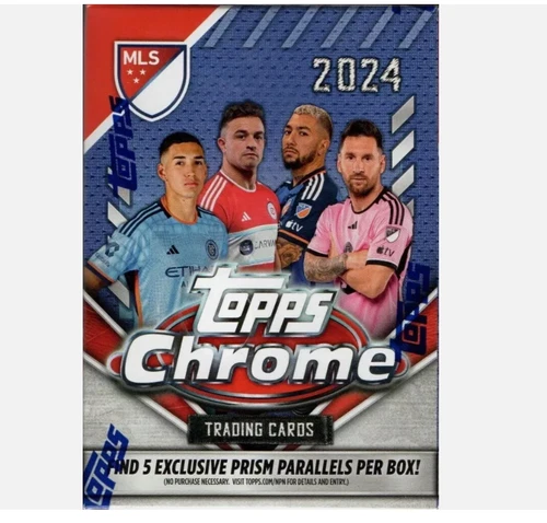 2024 Topps Chrome MLS Soccer Factory Sealed Blaster Box