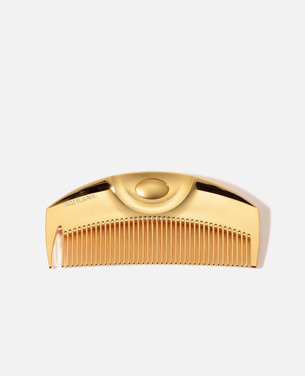 LOVECHROME (R)K24GP TSUKI GOLD Hair Comb hairbrush Gift EC | eBay