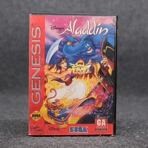 Disney's Aladdin (Genesis) Missing Manual- Authentic Acceptable Condition