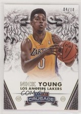 2013-14 Panini Crusade Gold 4/10 Nick Young #22 0c3