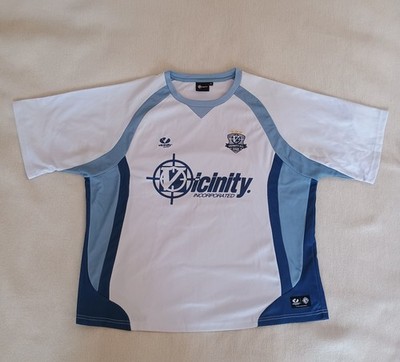 Vicinity Football Jersey Trikot Gr. XL weiß blau Vicinity Fc