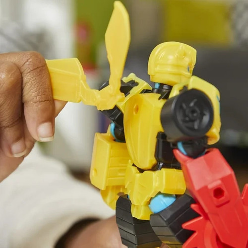 MixMashers Transformers Bumblebee Toy, 5” (12 cm) Avengers Mix-&-Match - Picture 6 of 8