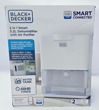 BLACK+DECKER 3.2L Smart Dehumidifier & Air Purifier, BXEH60013GB