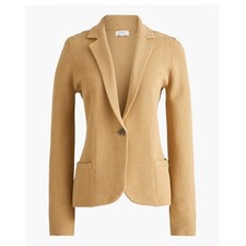 J.Crew Womens Schoolboy Sweater Blazer Beige Classic Preppy Academia Office S