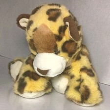 Vintage Animal Alley Cheetah Leopard Plush 14" Stuffed Jaguar Toys  R  Us 2001