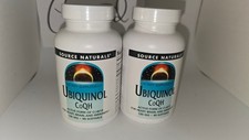 2 Pack Source Naturals Ubiquinol CoQH CoQ10 100 mg 90 Softgels Ea Exp 09/28