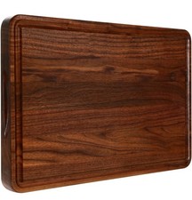 New AZRHOM Large Walnut Wooden Cutting Board 17x11 Inch, 1 Inch Thick