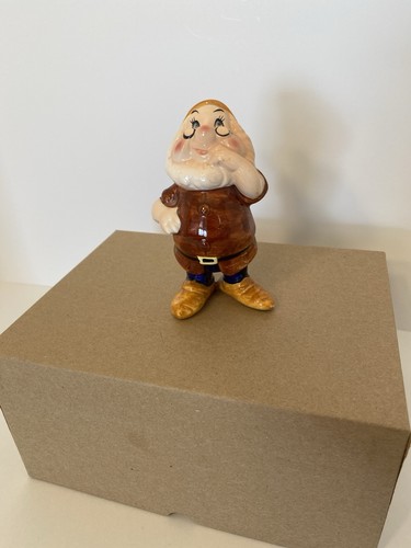 Walt Disney Doc Ceramic Figure Snow White Seven Dwarfs Vintage - 第 5/14 張圖片