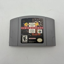 NINTENDO 64 N64 VIDEO GAME CARTRIDGE NAMCO MUSEUM CART MS PACMAN DIG-DUG GALAGA
