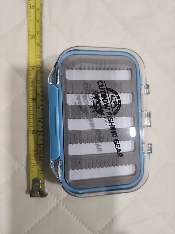 Cutbow Fishing gear fly box blue