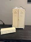 Vintage 1960s Barbie Armoire Wardrobe Closet & Hope Chest by Susy Goose