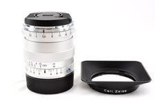Carl Zeiss Biogon 21mm f/2.8 ZM T* Silver Lens For Leica M with Hood Near mint