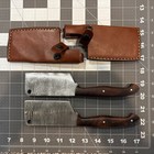 Handmade Damascus Steel Clever x2 with sheath  — photo 1