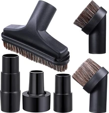 6 Pcs Vacuum Attachments Accessories 1.25'' 25mm and 36mm Round Dust Brush