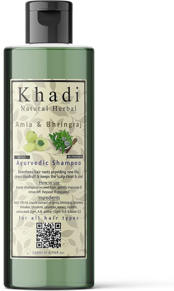 Hair Shampoo 200ml | Ayurvedic Hair Cleanser | Sulfate-Free Hair Fall Control - Image 4 of 4