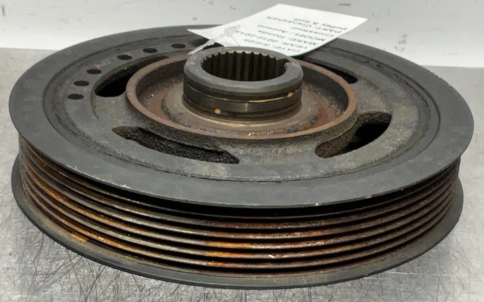 Equilibrador armónico manivela polea cigüeñal Honda Accord Crosstour 2012-2015 fabricante de equipos originales Foto 3 de 4