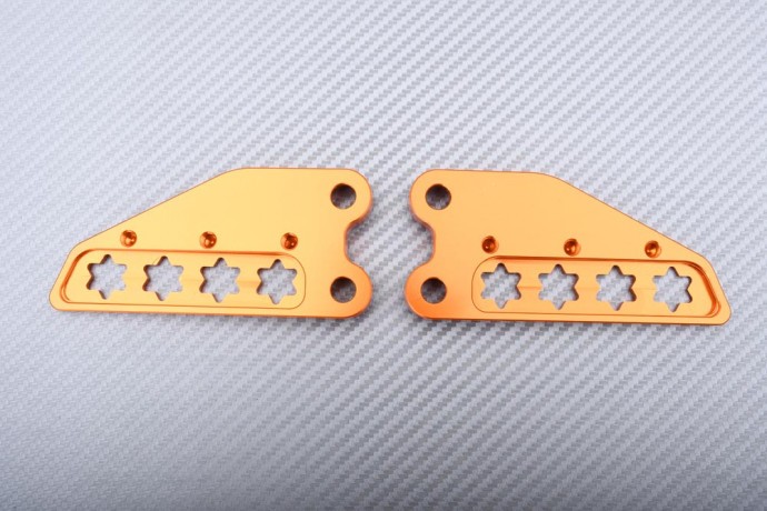 Évitez l'usure des bottes : Platines repose-talons KTM Duke 125-390