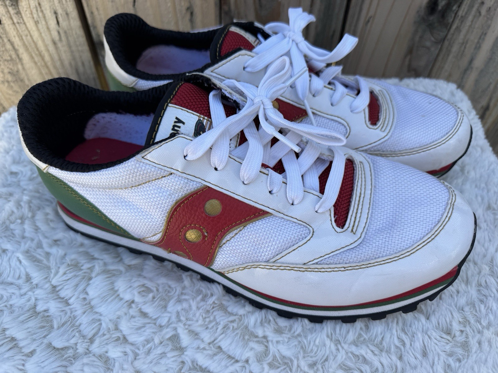 SAOLA 2010 RARO Saucony Cinco De Mayo Battaglia di Puebla Uomo Tg 10.5 (Jazz Low Pro)